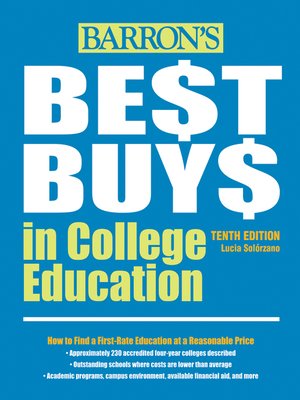 cover image of Best Buys in College Education